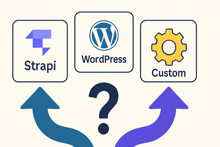 Choosing the Right CMS: Strapi, WordPress, or Custom